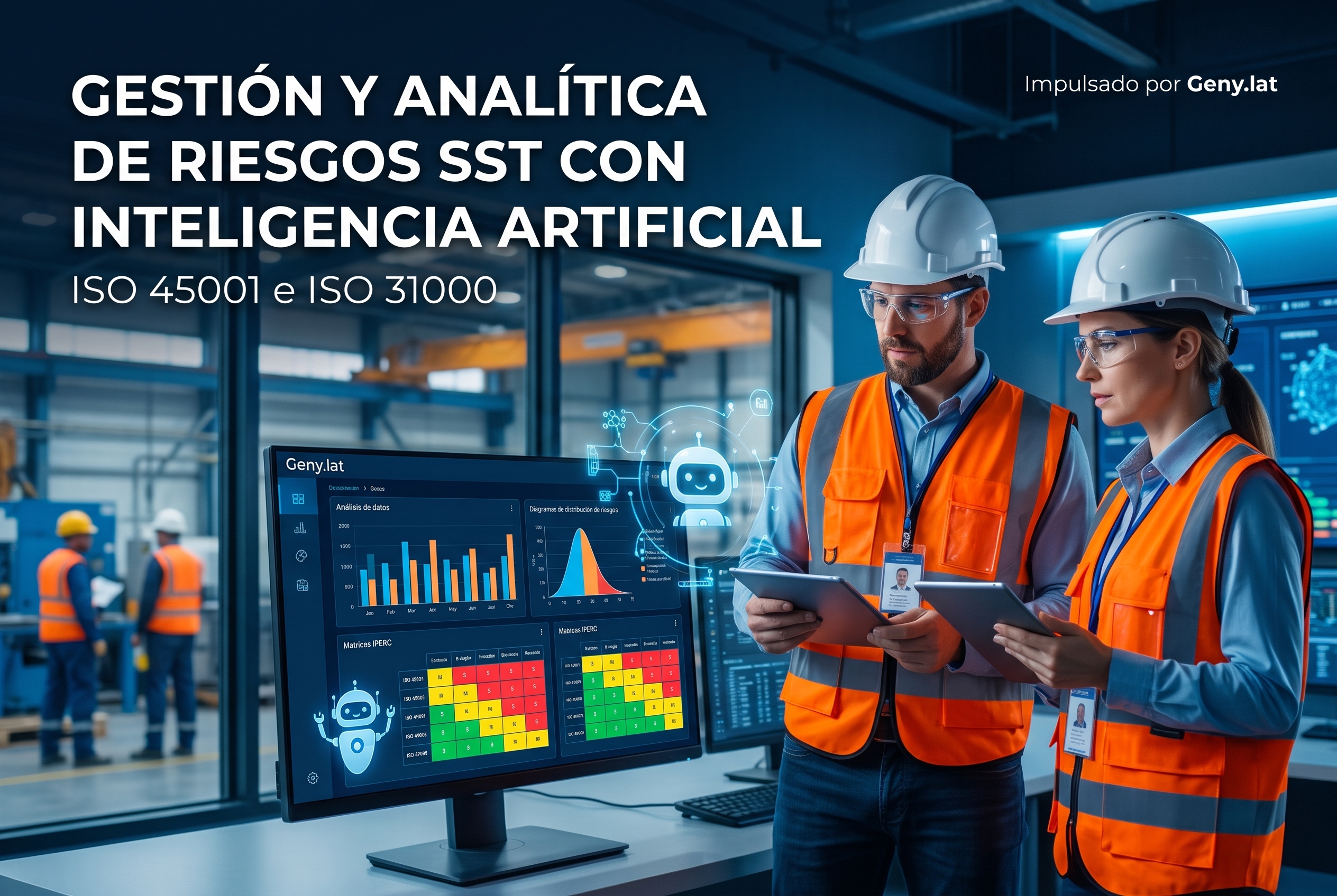 Gestión y Analítica de Riesgos laborales con Inteligencia Artificial -ISO 45001 e ISO 31000